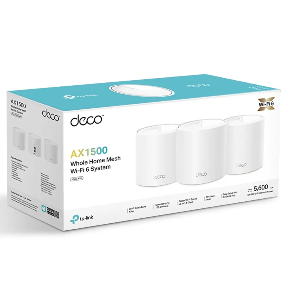 TP-Link Deco X10 AX1500 3-pk.
