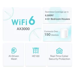TP-Link Deco X50 AX3000 3-pk.