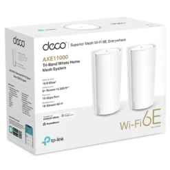 TP-Link Deco XE200 Mesh-ruter med Wifi 6E AXE11000 1-pk.