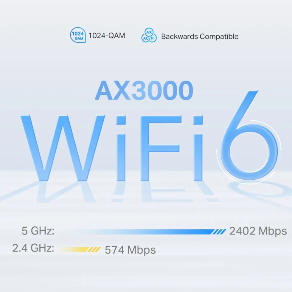 TP-Link Deco X50 5G-ruter 3000 Mb/s