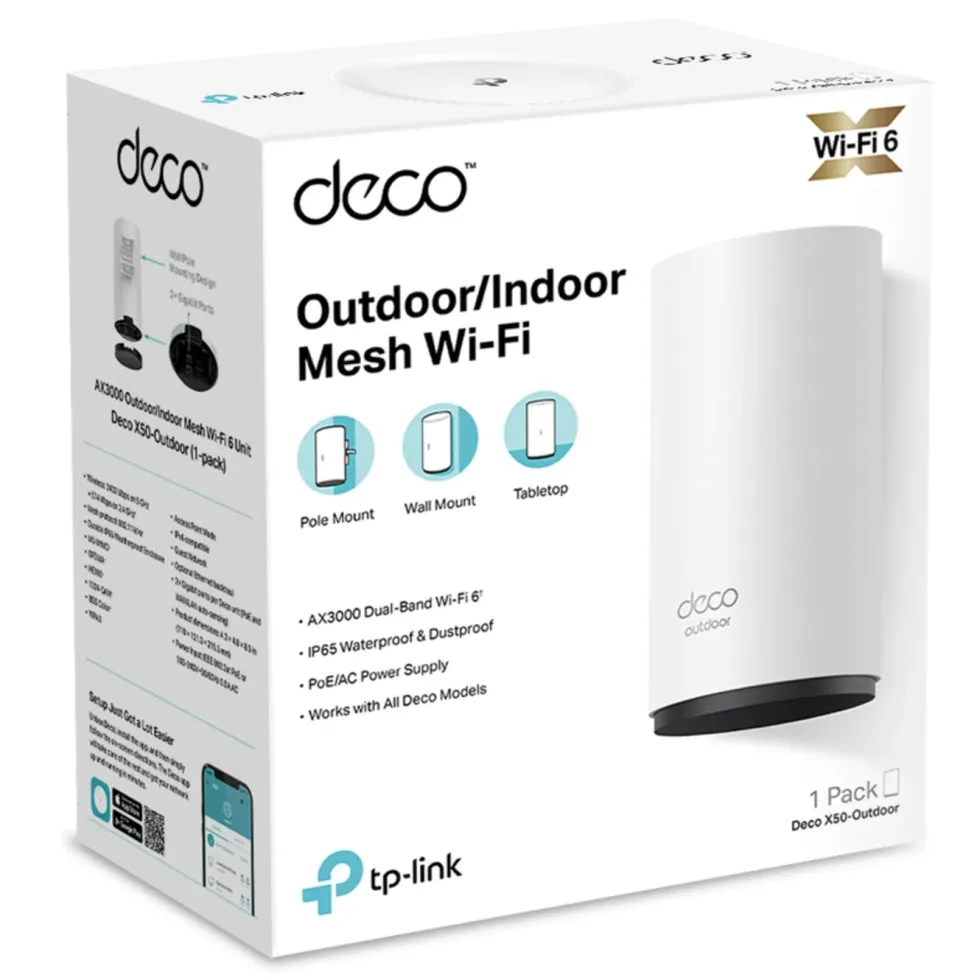 TP-Link Deco X50-Outdoor PoE AX3000 Mesh