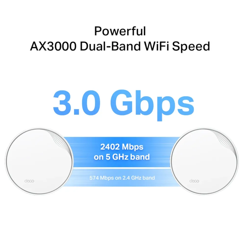 TP-Link Deco X50-PoE AX3000 3-pk.