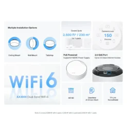 TP-Link Deco X50-PoE AX3000 1-pk.