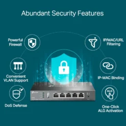 TP-Link ER605 (TL-R605) V2 Omada Gigabit VPN-ruter