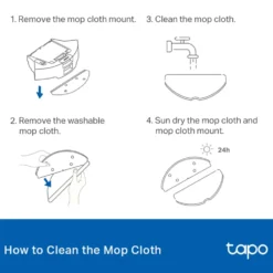TP-Link Mopp til Tapo-robotstøvsuger (5-pk.)