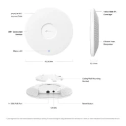 TP-Link Omada EAP772 Wifi 7 Roaming-aksesspunkt BE9700