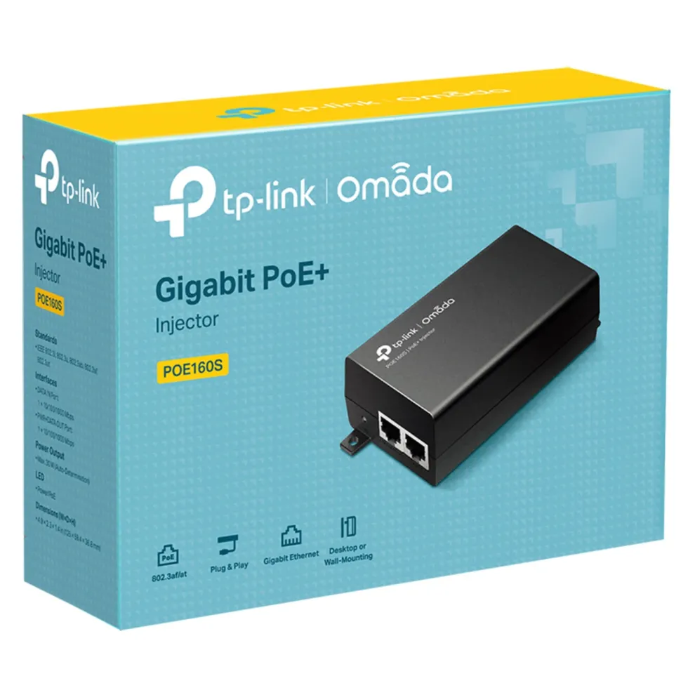 TP-Link Omada PoE+ injektor 30W