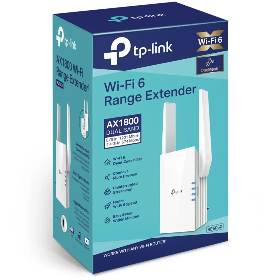 TP-Link RE605X Wifi-repeater AX1800