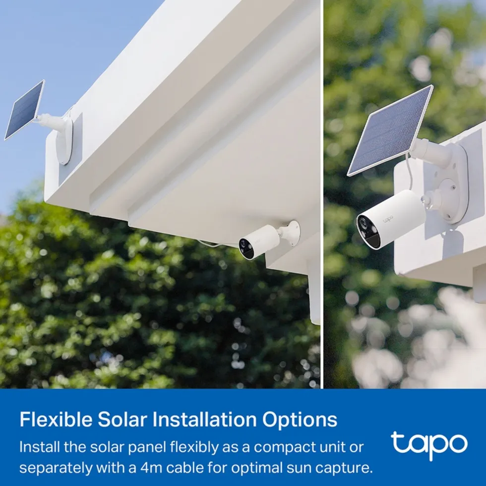 TP-Link Tapo A201 – Solcellepanel for overvåkningskamera