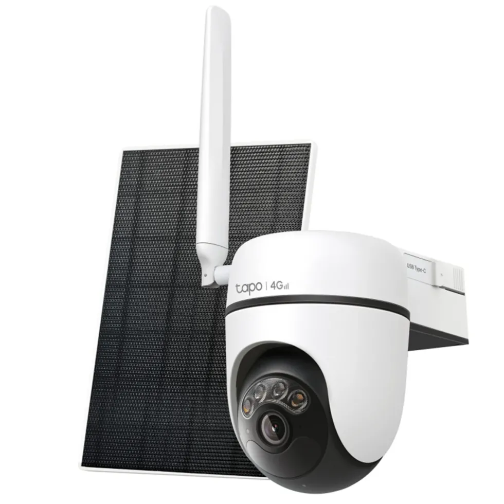 TP-Link Tapo C615G Solcelledrevet 4G LTE Pan/Tilt overvåkingskamera