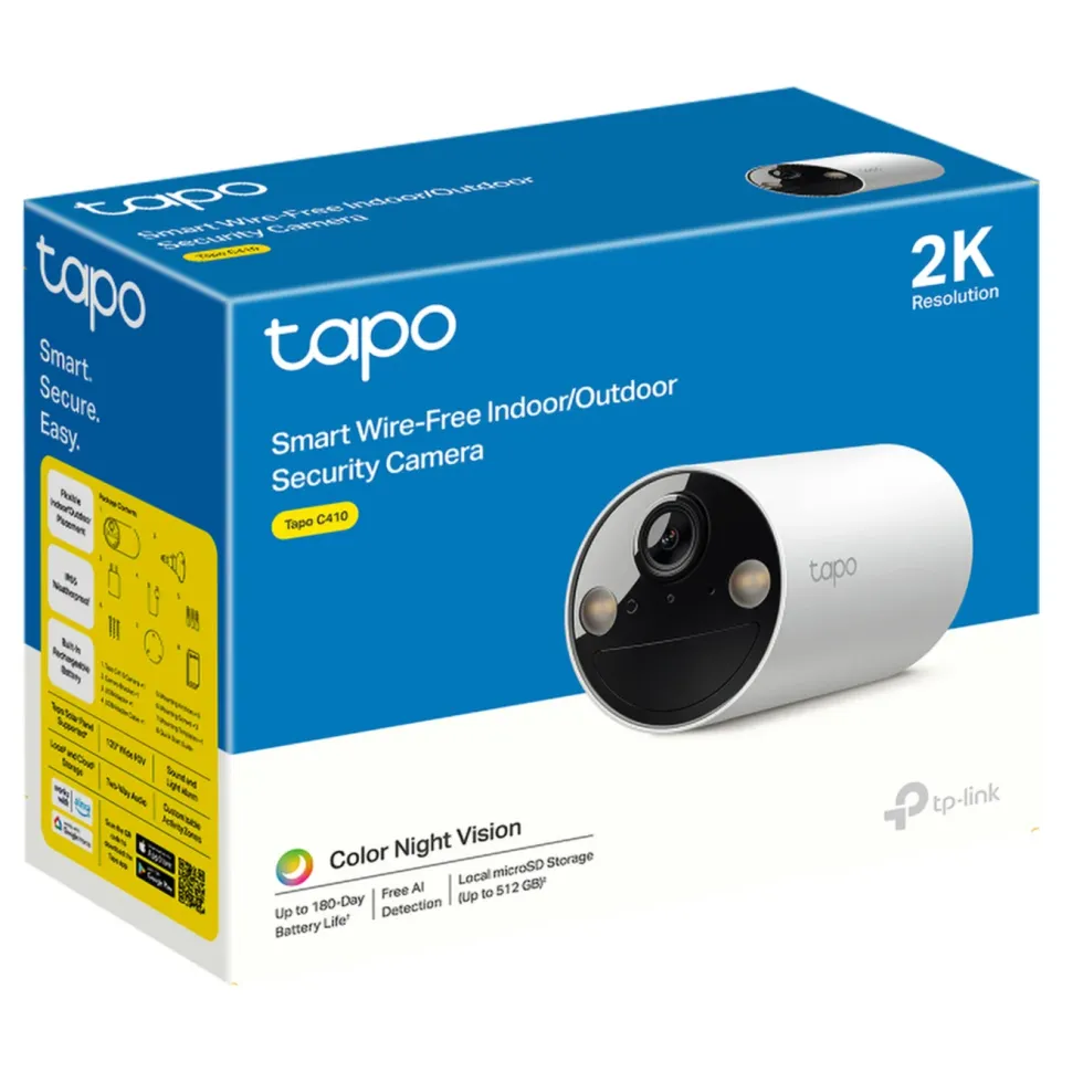 TP-Link Tapo C410 Overvåkingskamera med batteri