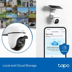 TP-Link Tapo C610 Solcelledrevet Pan/Tilt overvåkingskamera