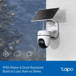TP-Link Tapo C610 Solcelledrevet Pan/Tilt overvåkingskamera