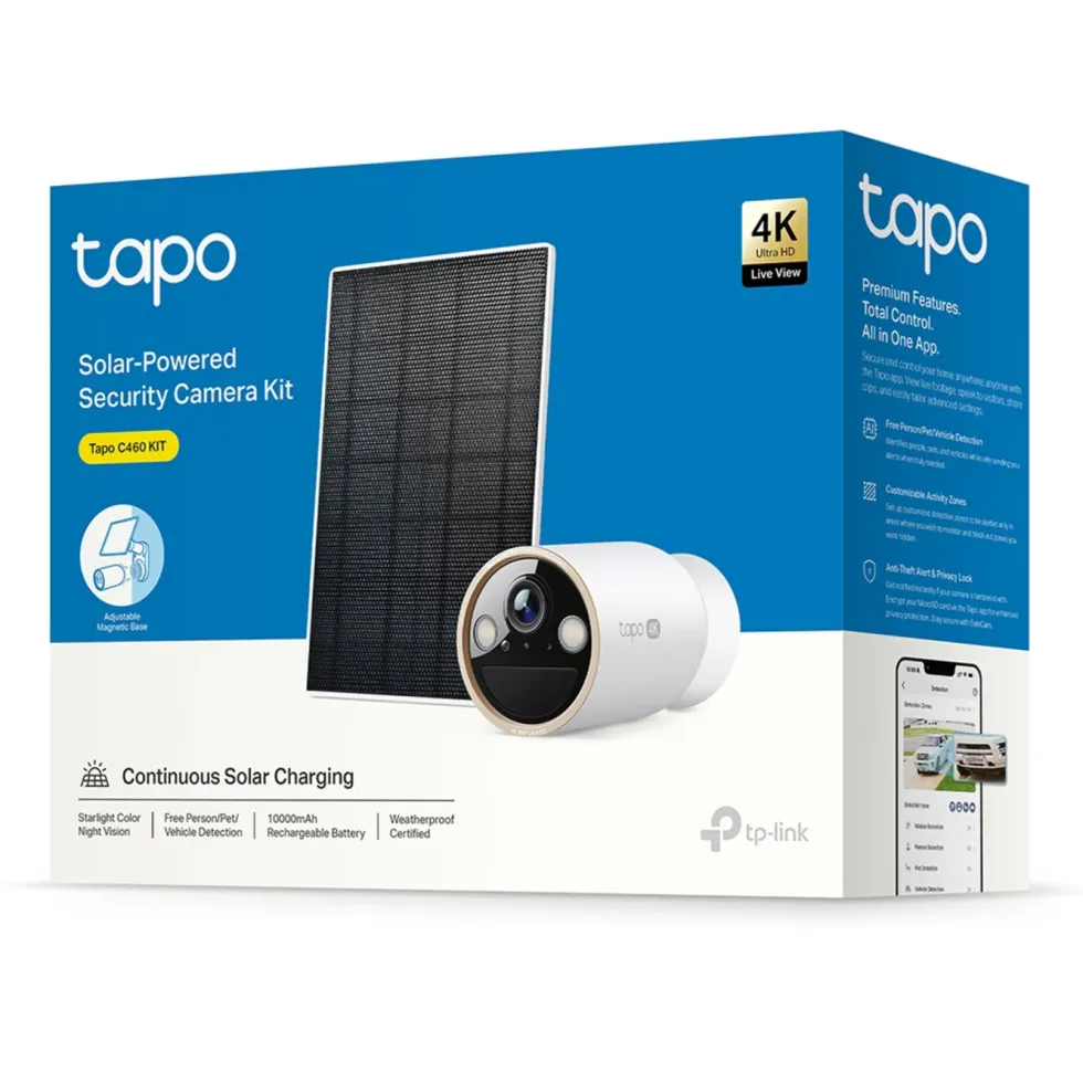 TP-Link Tapo C460 Solcelledrevet overvåkingskamera