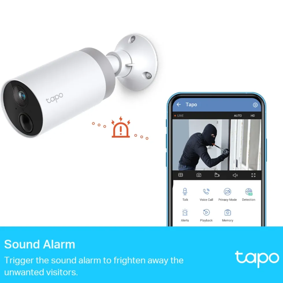 TP-Link Tapo C400S2 Trådløst overvåkingskamera 2-pack