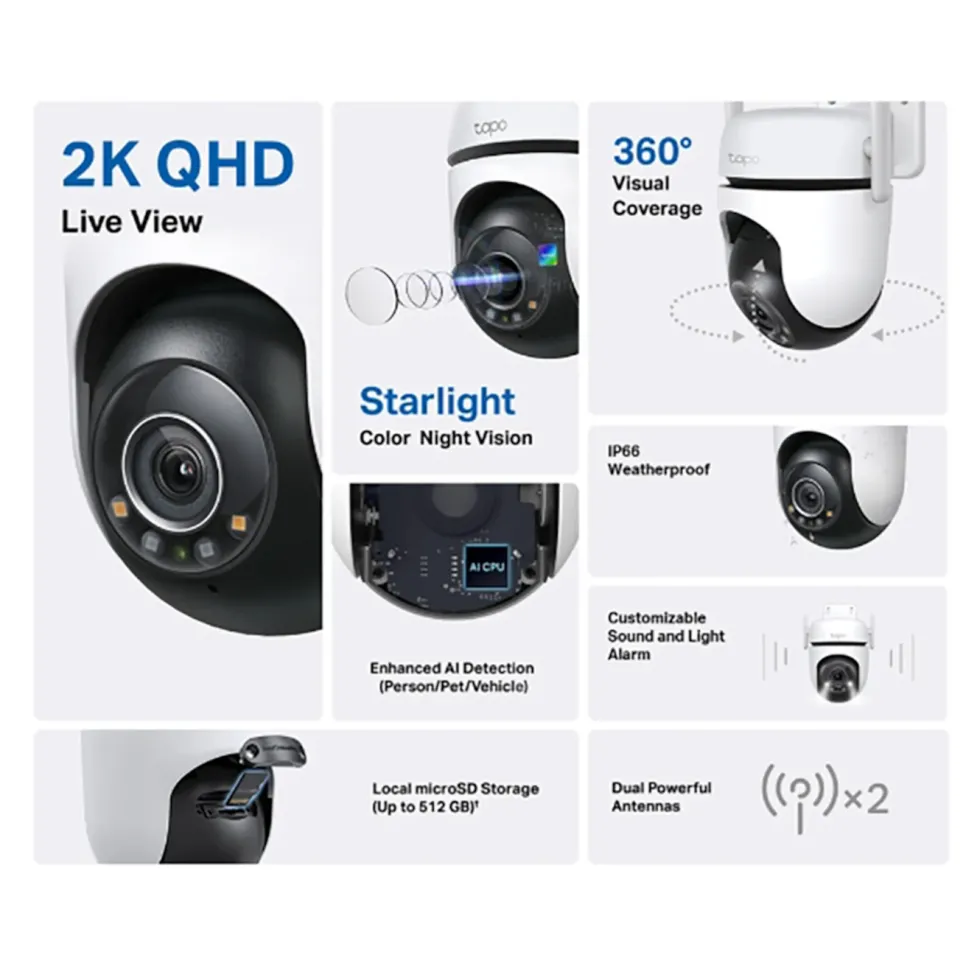 TP-Link Tapo C520WS Overvåkingskamera