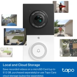TP-Link Tapo D210 Videodørklokke