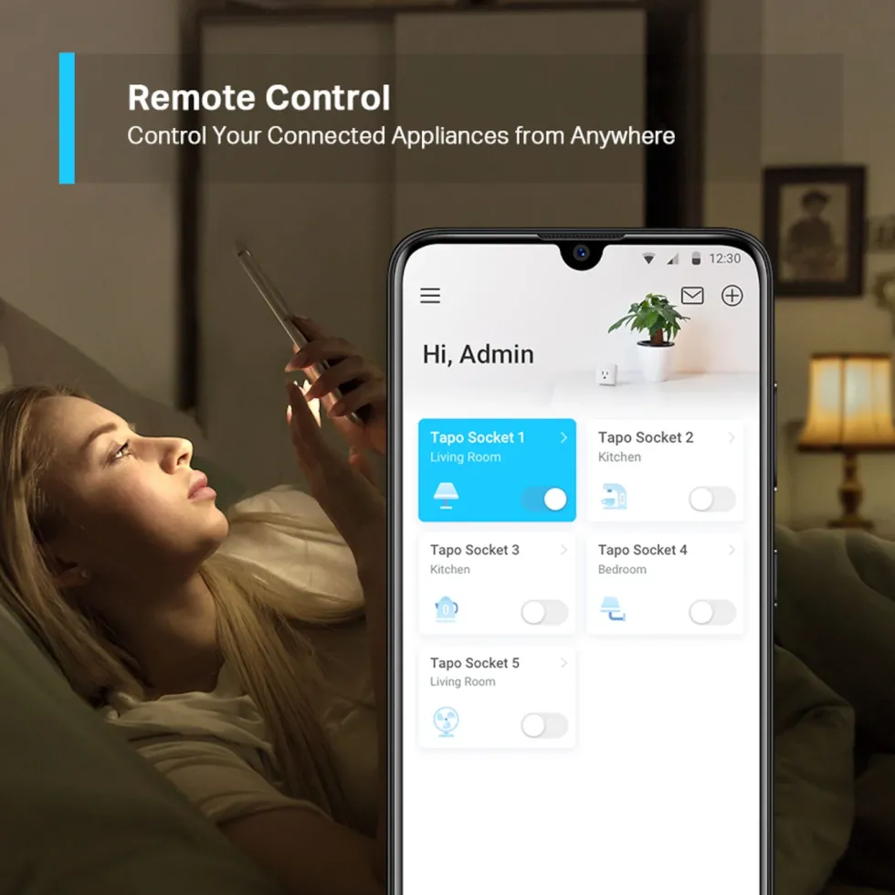 TP-Link Tapo Mini Smart Wifi Fjernstrømbryter 1-pk.