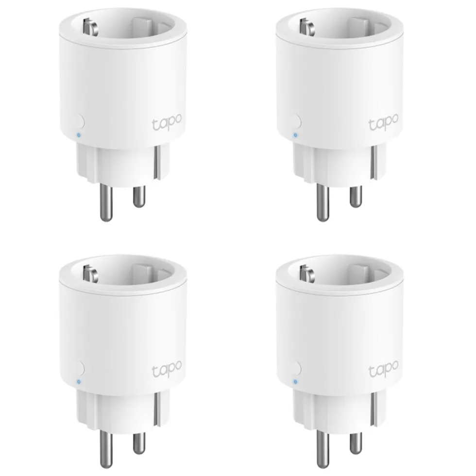 TP-Link Tapo P115 Smart Wifi-fjernstrømbryter med energimåling 4-pk.