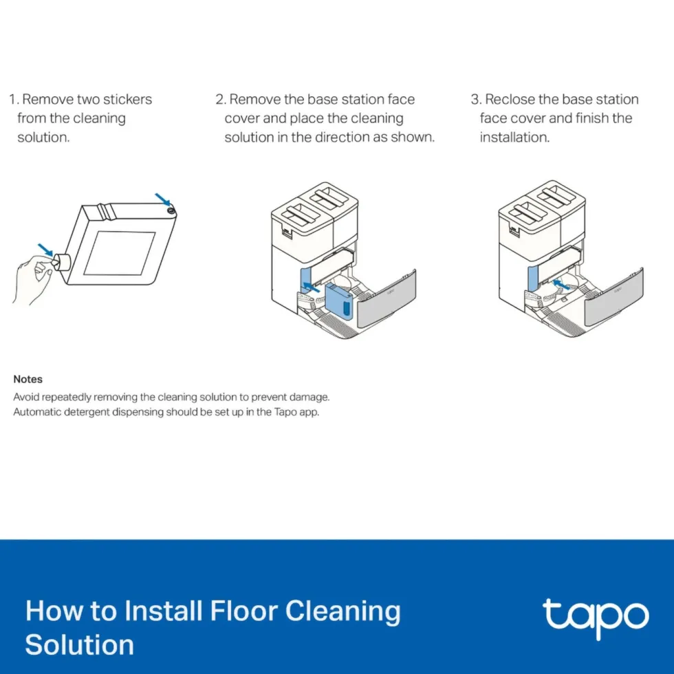 TP-Link Tapo RVA450 rengjøringsmiddel for robotstøvsuger 500 ml
