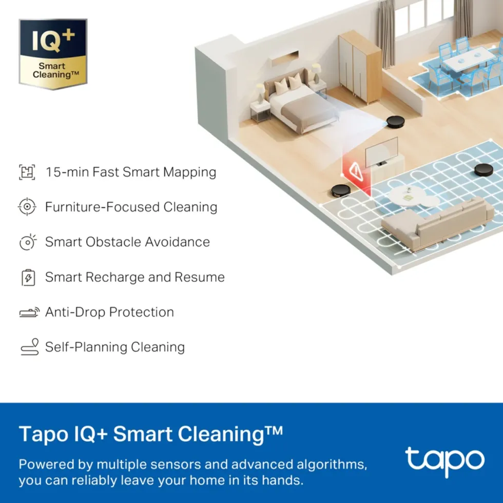 TP-Link Tapo RV20 Max Robotstøvsuger