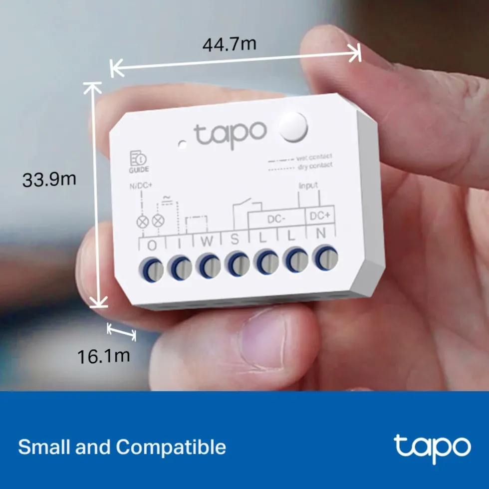 TP-Link Tapo S110E Smart Switch-modul Wifi, Bluetooth, Matter