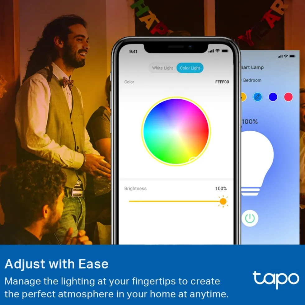 TP-Link Tapo Smart RGB LED-pære E27