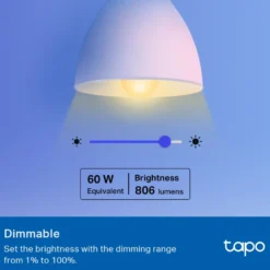 TP-Link Tapo Smart RGB LED-pære E27