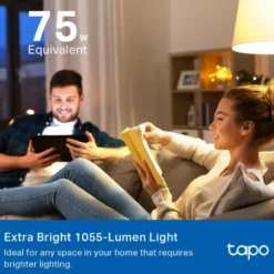 TP-Link Tapo Smart RGB LED-pære 1100 lumen E27