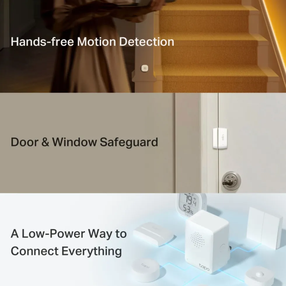 TP-Link Tapo T30 KIT – Smarte sensorer for et tryggere og mer komfortabelt hjem