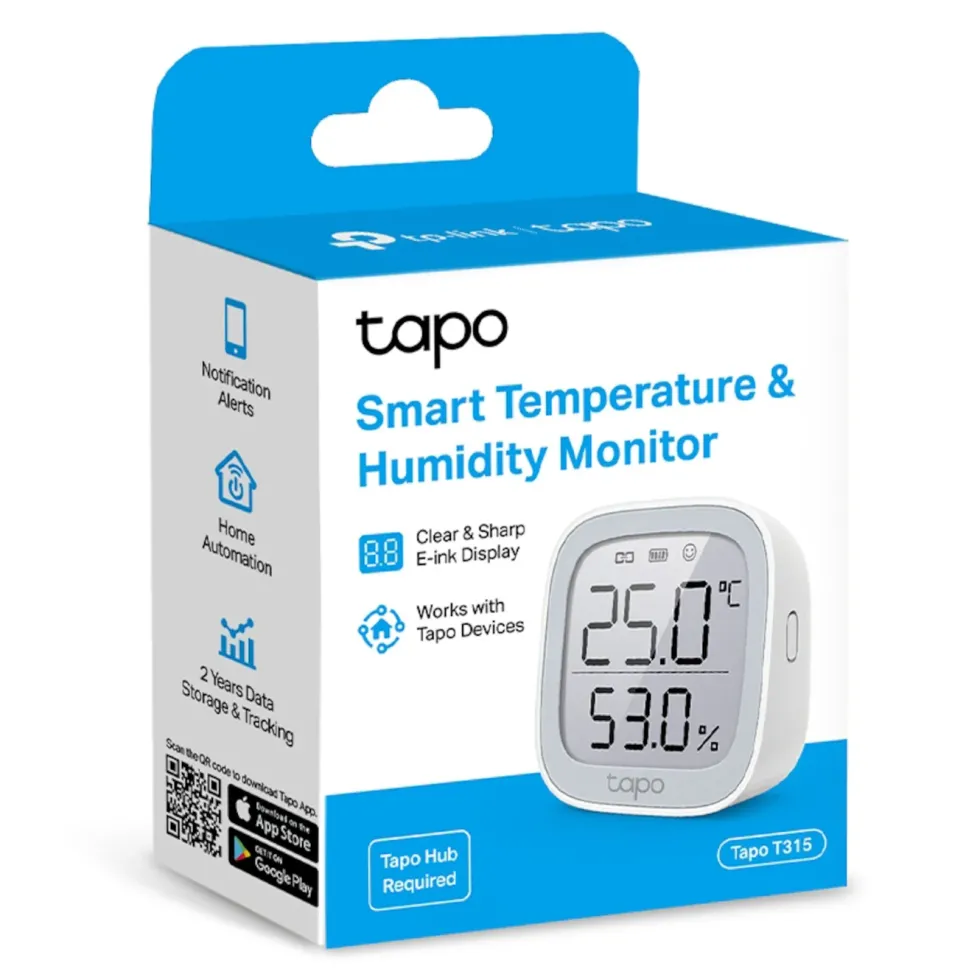 TP-Link Tapo T315 Smart termometer og hygrometer