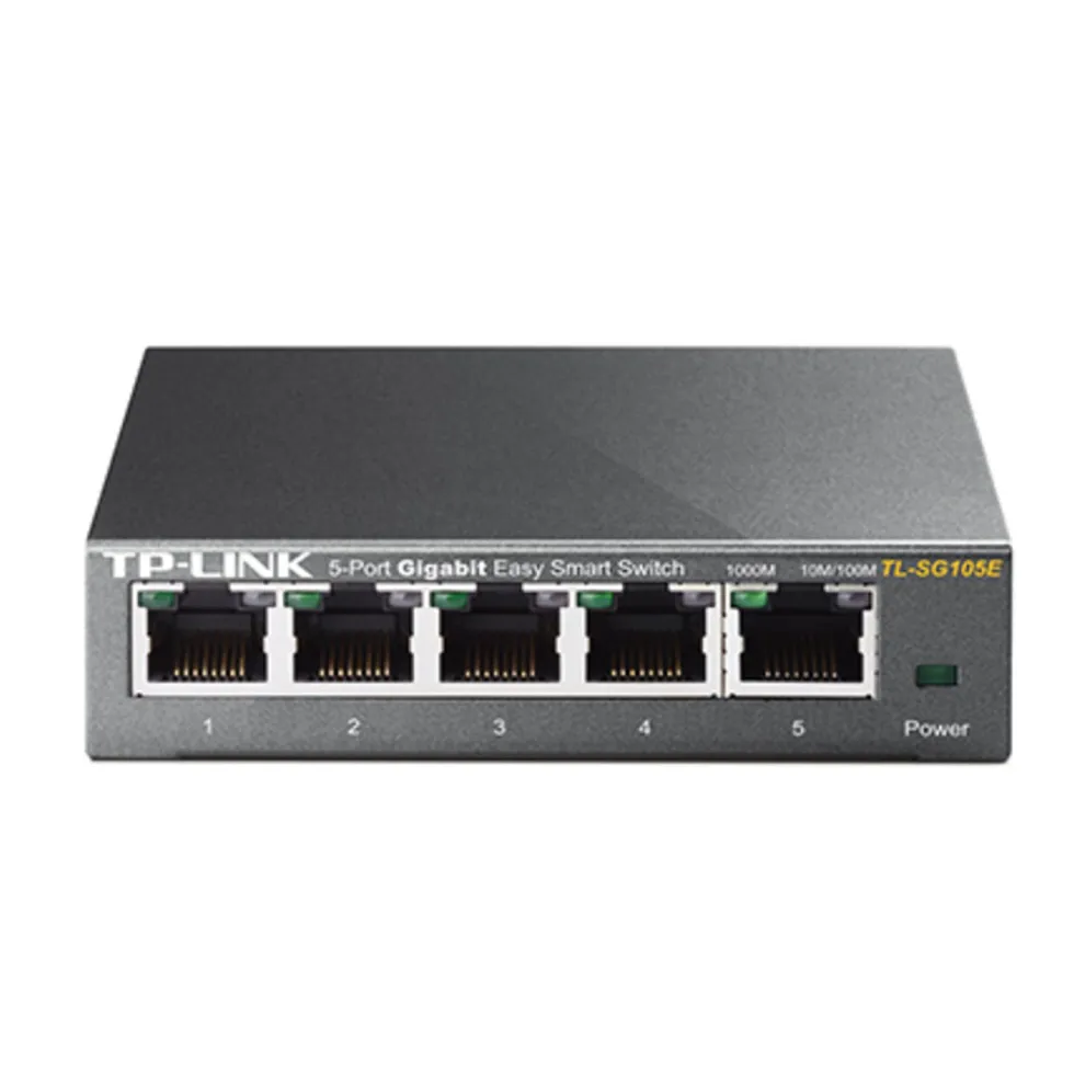 TP-Link TL-SG105E Konfigurerbar gigabitswitch 5 porter