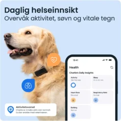 Tractive DOG 6 – GPS-hundehalsbånd og helseovervåking