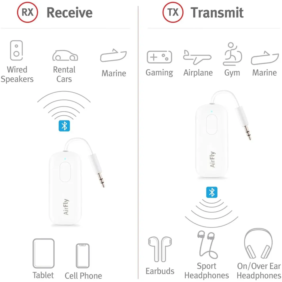Twelve South AirFly Pro Bluetooth-sender og -mottaker