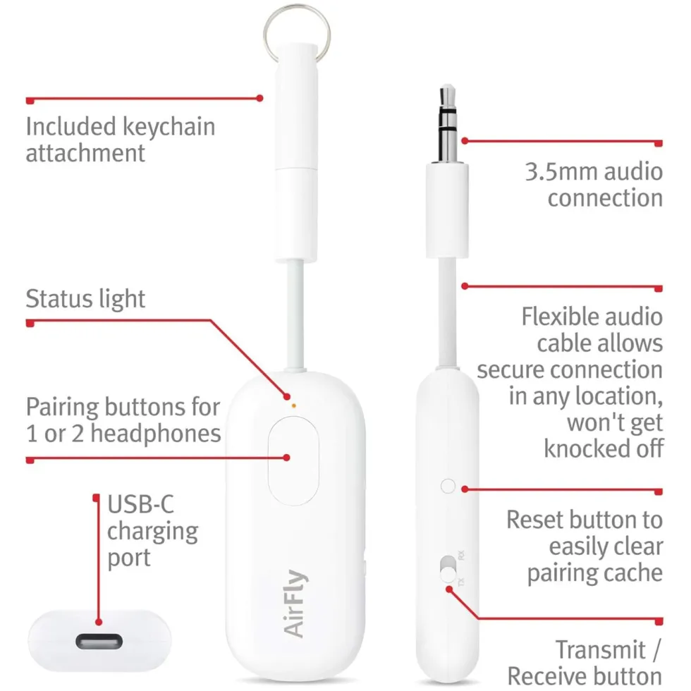 Twelve South AirFly Pro Bluetooth-sender og -mottaker