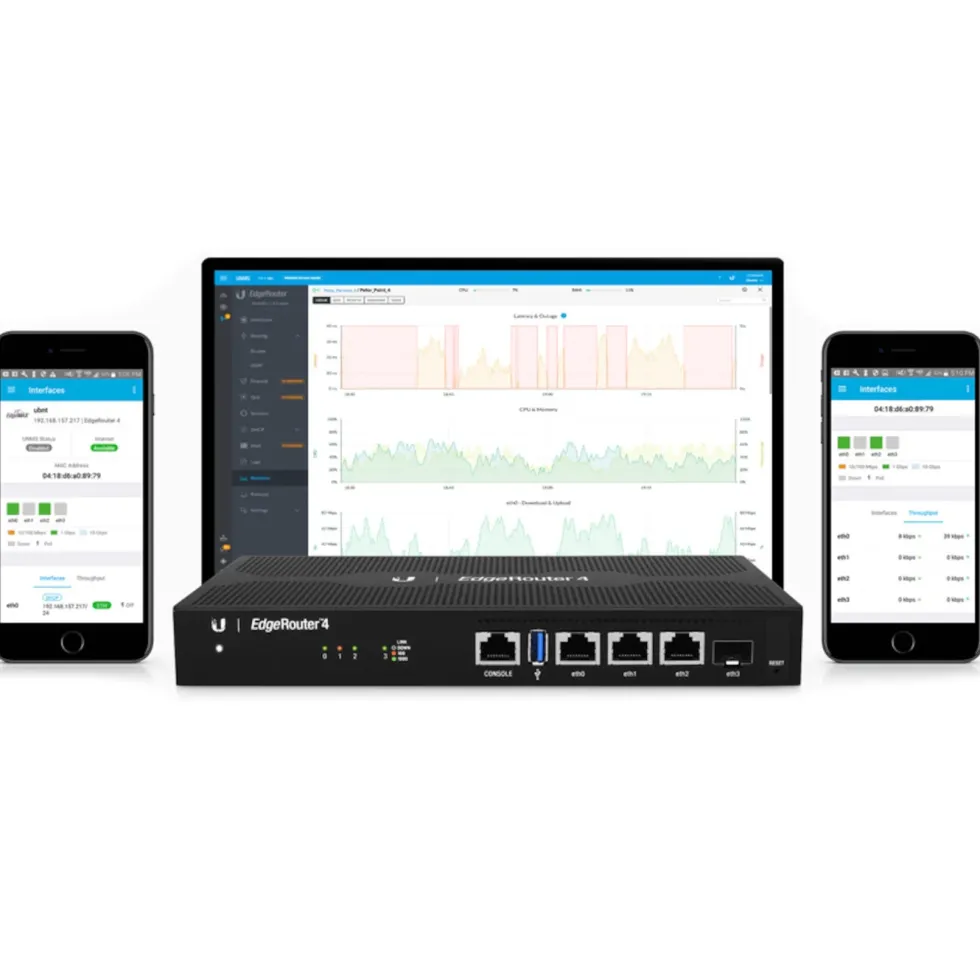 Ubiquiti Edgerouter 4 Kablet ruter