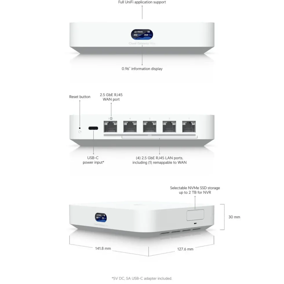 Ubiquiti UCG-Max Cloud Gateway Max