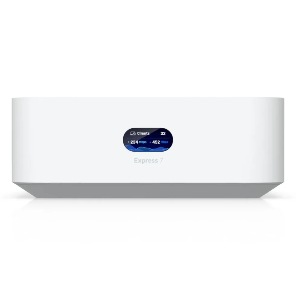 Ubiquiti UniFi Express 7 kompakt gateway med wifi 7 Hvit