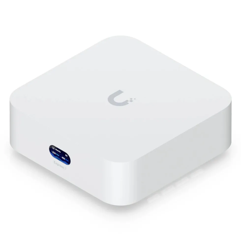 Ubiquiti UniFi Express 7 kompakt gateway med wifi 7 Hvit
