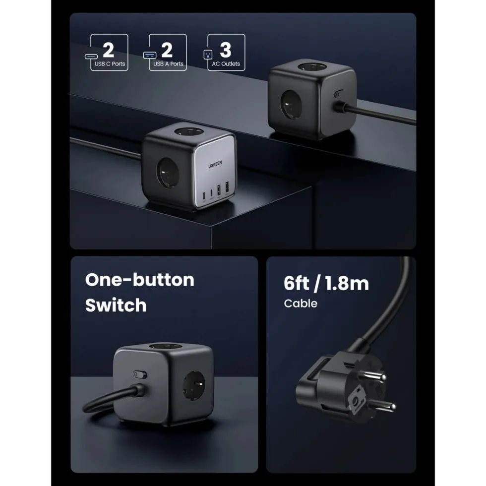 Ugreen DigiNest Cube Multilader 65 W