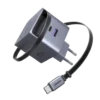 Ugreen Nexode 45 W GaN-hurtiglader med uttrekkbar USB-C-kabel 45 W