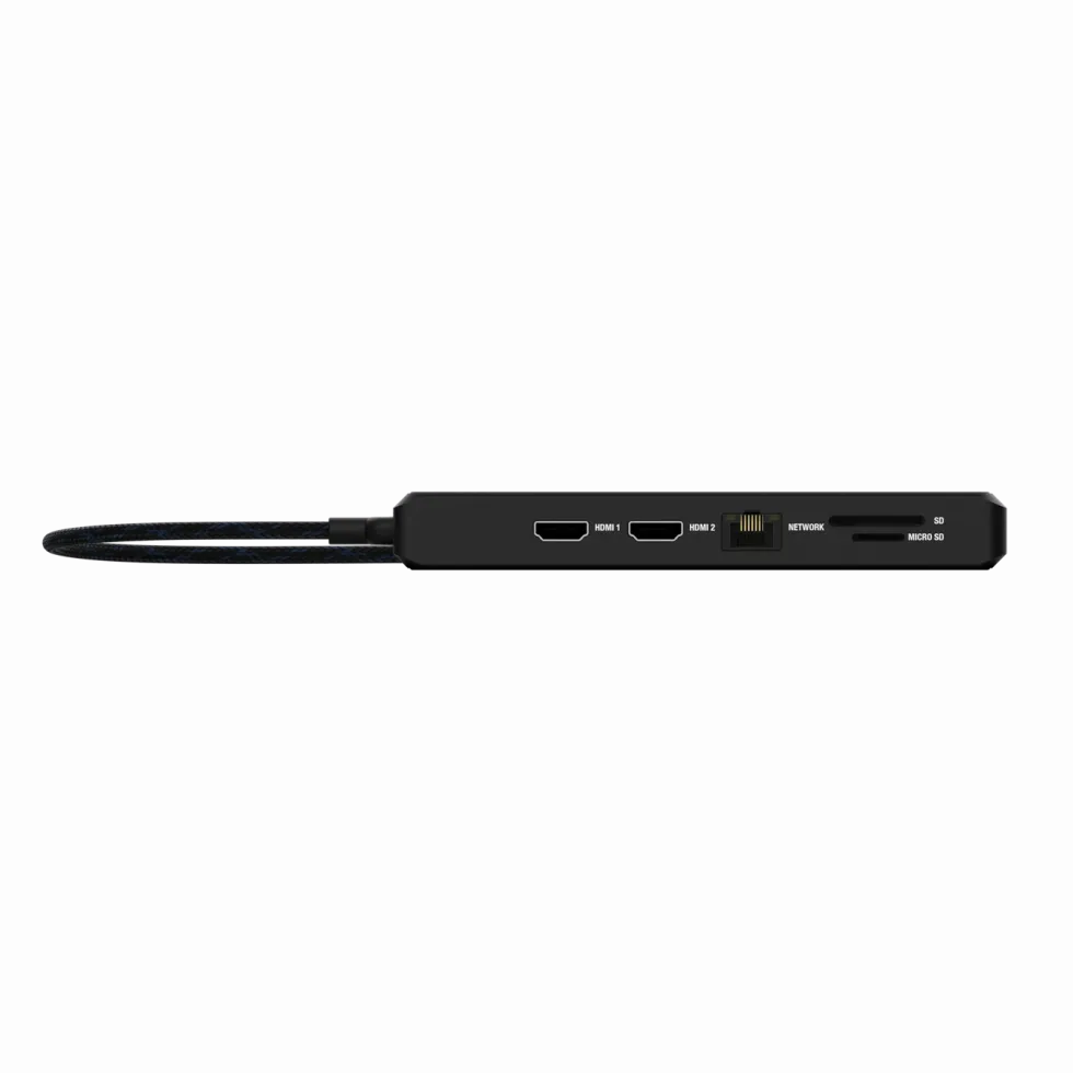 Unisynk USB-C-Hub 12 porter 8K for to skjermer