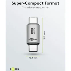 USB-C-adapter rett med USB4, 40 Gbit/s, 240 W