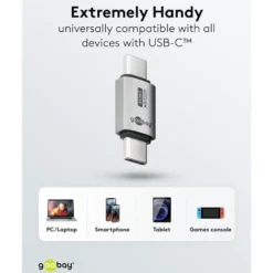 USB-C-adapter rett med USB4, 40 Gbit/s, 240 W