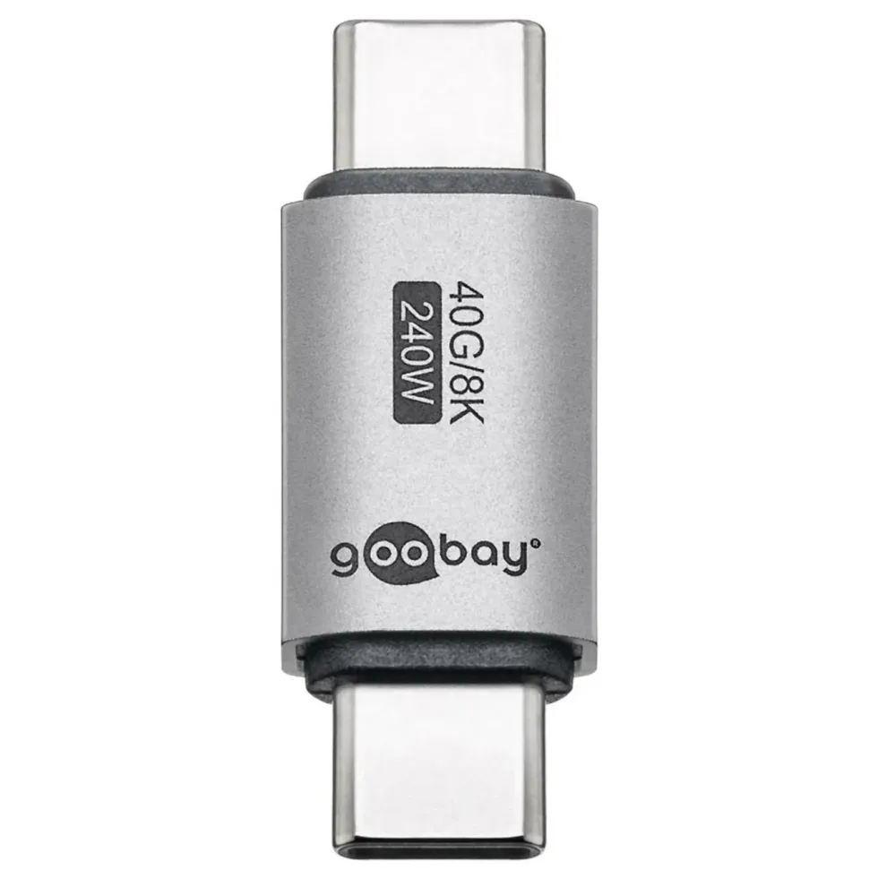USB-C-adapter rett med USB4, 40 Gbit/s, 240 W