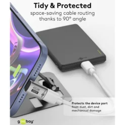 USB-C-adapter 90° vinklet med USB4-støtte