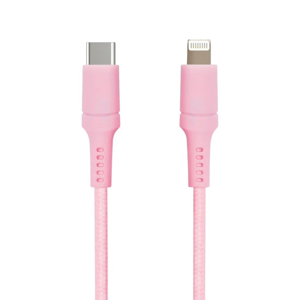 USB-C til Lightning 0,5 m Rosa