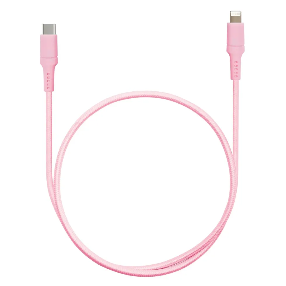 USB-C til Lightning 0,5 m Rosa