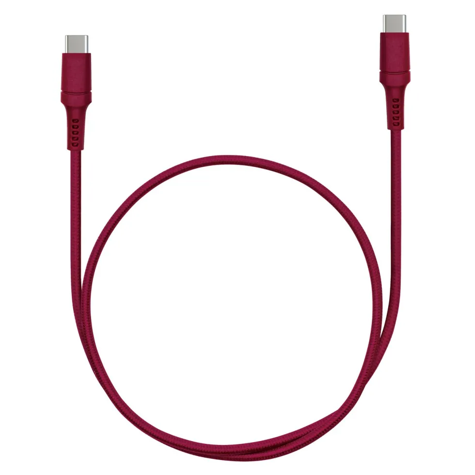USB-C til USB-C 0,5 m Rød