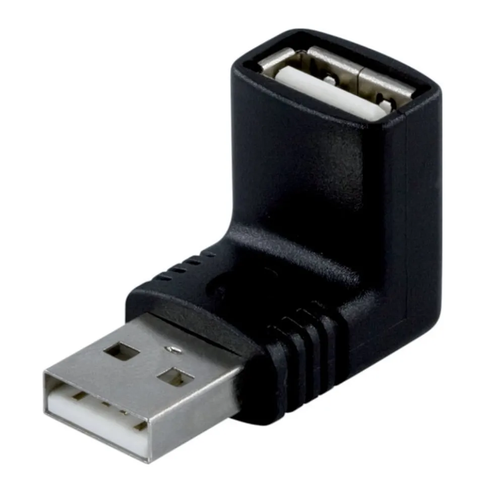 USB-vinkeladapter USB-A-hann til USB-A-hunn
